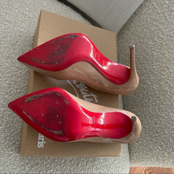 Louboutin Pigalle Follies 100 patent leather pumps - Picture 5 of 7